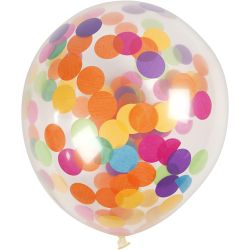 Ballonger med konfetti
