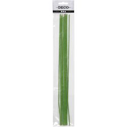 Blomstertr&aring;d, L: 30 cm, dia. 2 mm, gr&oslash;nn, 20 stk./ 1 pk.