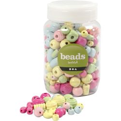 Treperler, dia. 10-15 mm, hullstr. 3-5 mm, lys bl&aring;, lys gr&oslash;nn, lys r&oslash;d, lys gul, 400 ml/ 1 spann