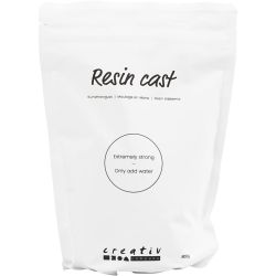 Resin St&oslash;pemiks, hvit, 800 g/ 1 pk.