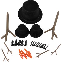 Tilbehør til snømann