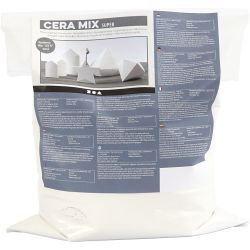 Cera-Mix Super Modellgips, hvit, 5 kg/ 1 pk.