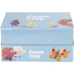 Foam Clay&reg; , glitter farger, metallic farger, 12 sett/ 1 pk.