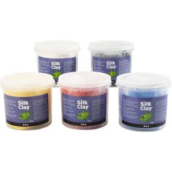 Silk Clay&reg;, prim&aelig;r farger, 5x650 g/ 1 pk.