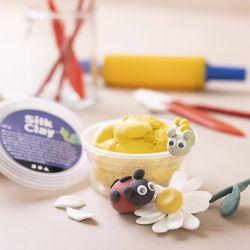 Silk Clay&reg;, Basic 2, ass. farger, 10x40 g/ 1 pk.