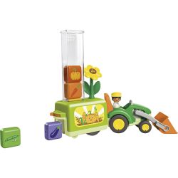 Playmobil Junior Traktor med last- og slippsåmaskin