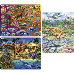 Puslespill dinosaurer