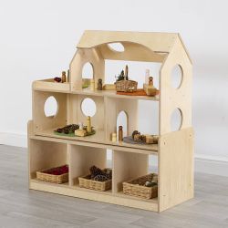 Cosy Dukkehus med oppbevaringsenhet