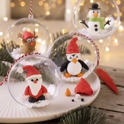 DIY Kit Julekuler, Modellering, 1 pk.