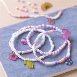 Mini DIY Kit Smykker, Armb&aring;nd av krympeplast, 1 pk.