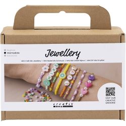 Mini DIY Mix Smykker, Fargerike armb&aring;nd, 1 pk.