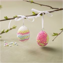 Mini DIY Kit Modellering, Perleegg, pastellfarger, 1 pk.