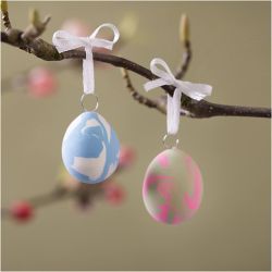 Mini DIY Kit Modellering, Marmorerte egg, 1 pk.