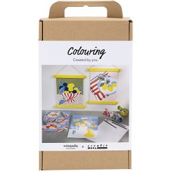 DIY Kit Fargelegging, Mal etter tall, akrylmaling, 1 pk.