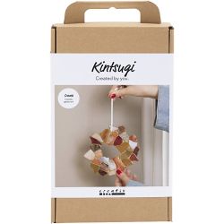 DIY Kit Kintsugi, Hengende dekorasjoner, ass. farger, 1 pk.