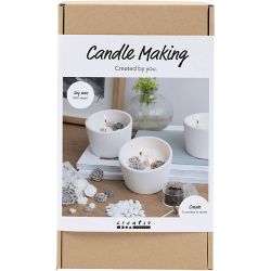 DIY Kit Lysst&oslash;ping, Rose, beige, hvit, creme, 1 pk.