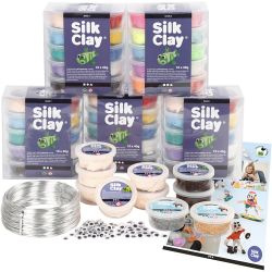 Gruppe DIY Kit Silk Clay® figurer