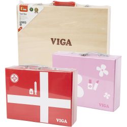 VIGA Lekesett av tre